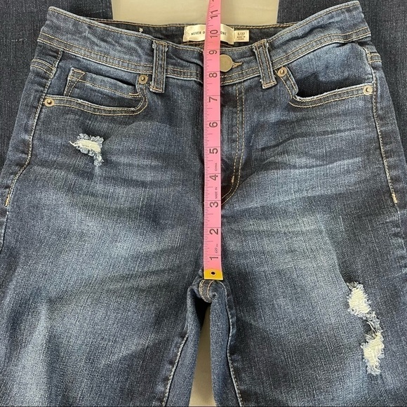 Never Dream Alone High Waisted Distressed Jeans - Picture 8 of 10